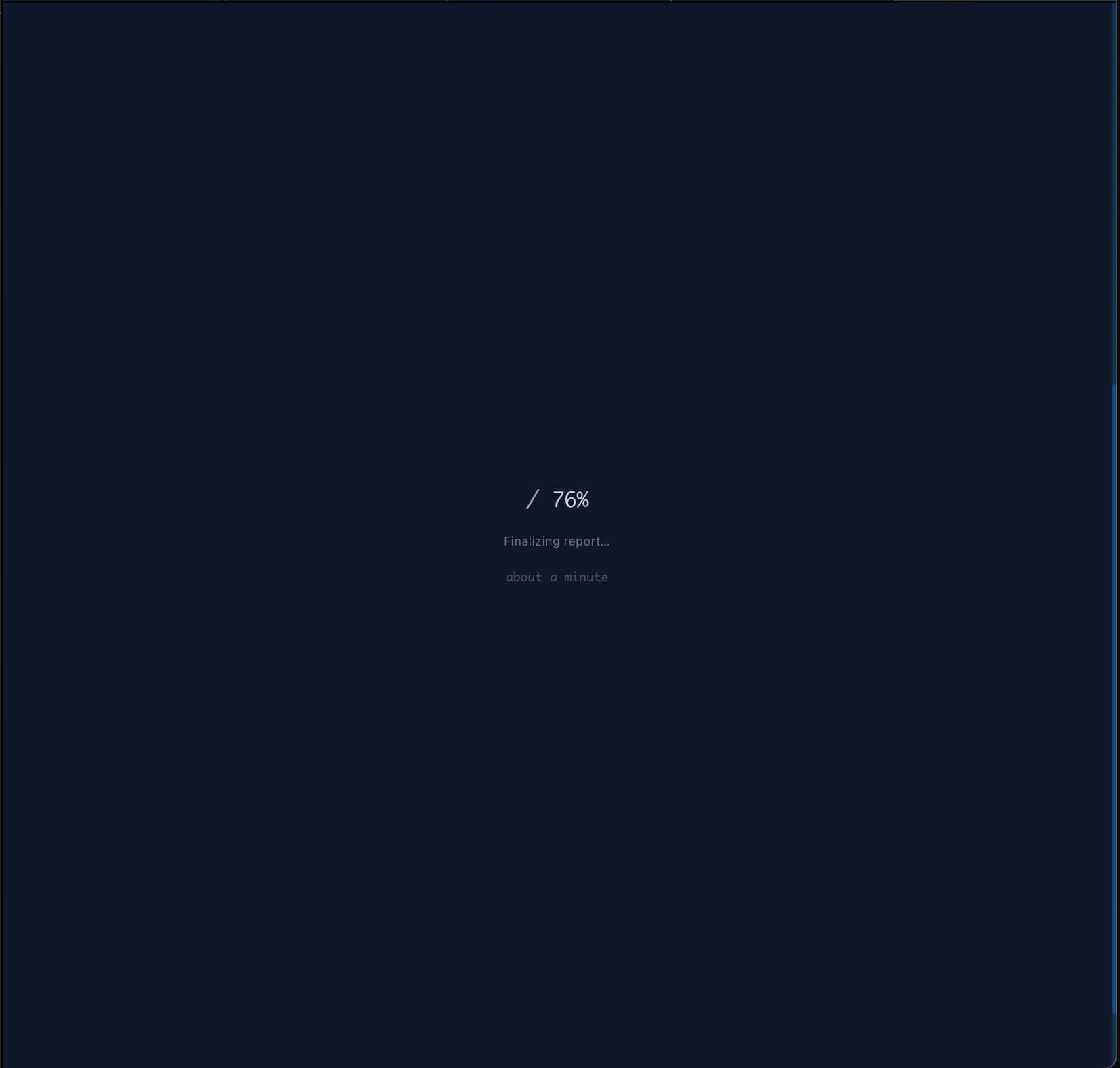 Loading screen progress