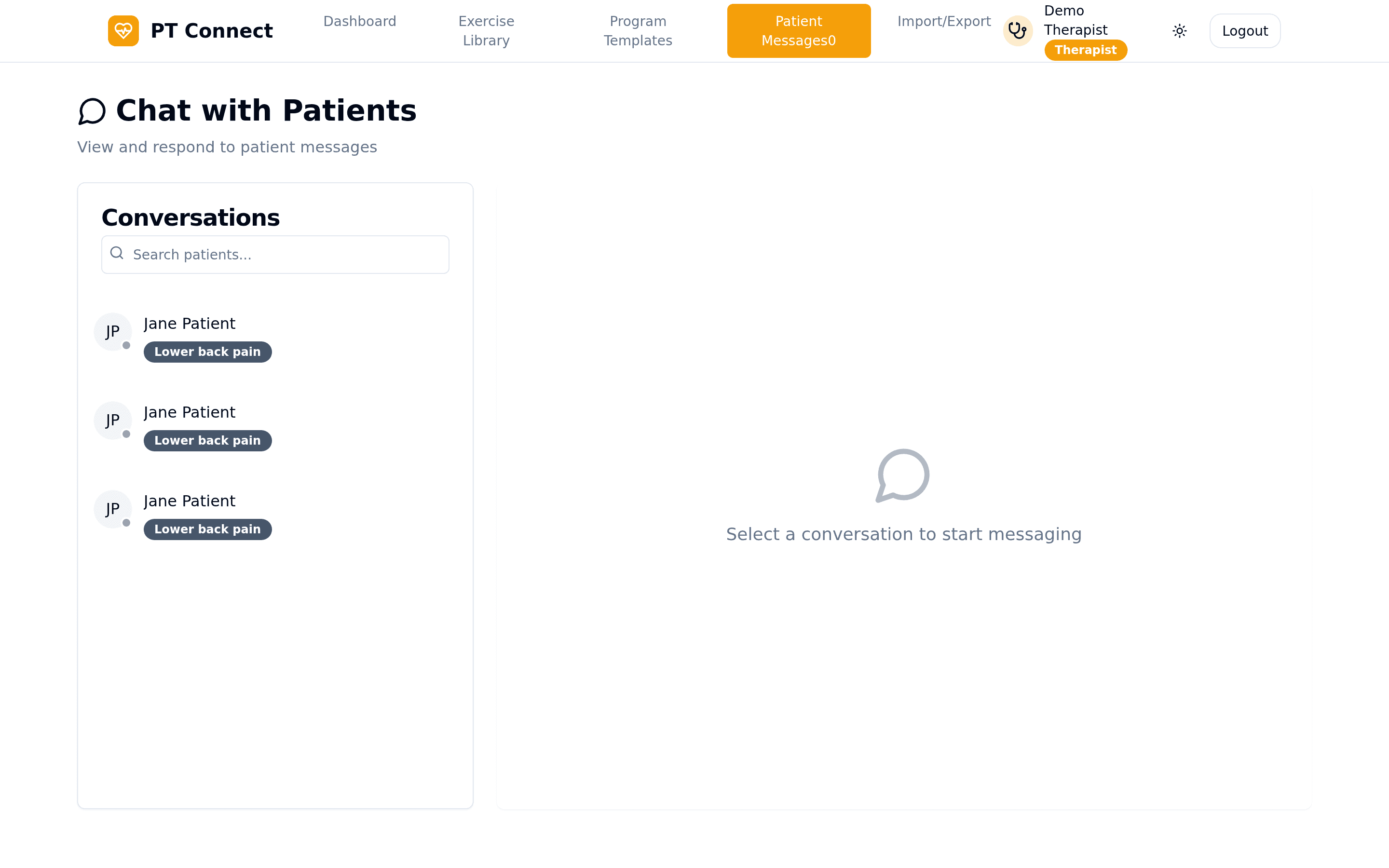 Patient messaging system